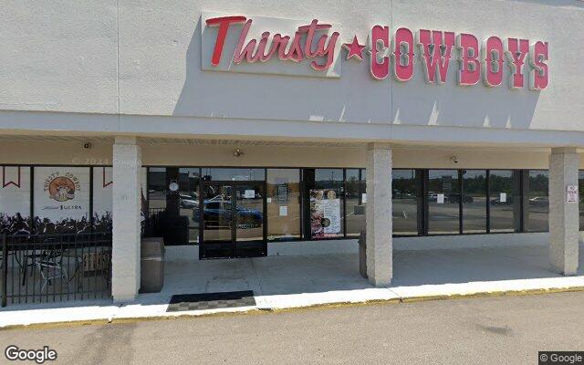 Street-level view of Thirsty Cowboy