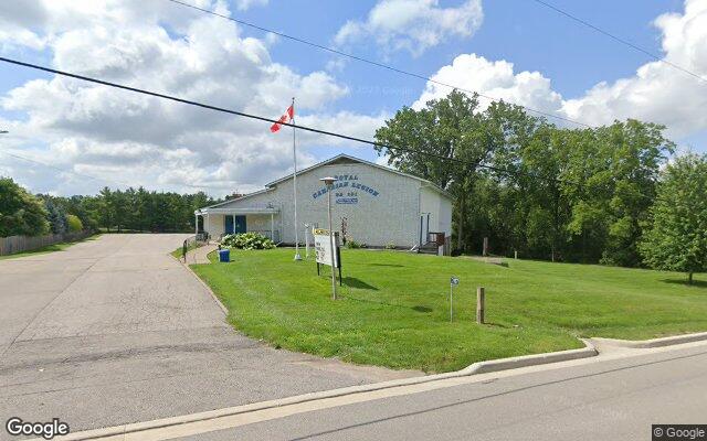 Street-level view of Royal Canadian Legion Branch 501