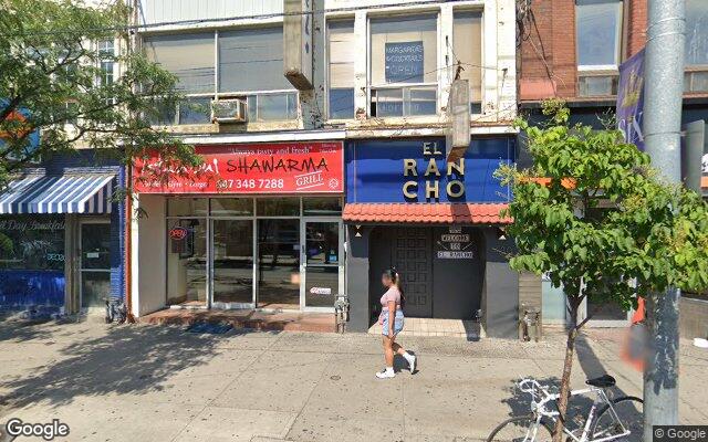 Street-level view of El Rancho