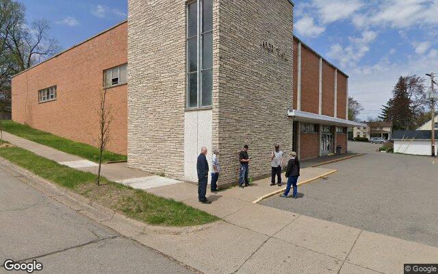 Street-level view of Labor Temple (LT Club)