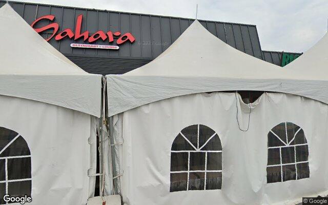 Street-level view of Sahara Restaurant & Lounge
