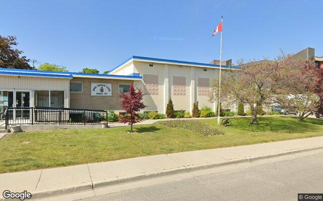 Street-level view of Tillsonburg Legion