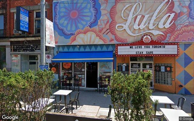 Street-level view of Lula Lounge