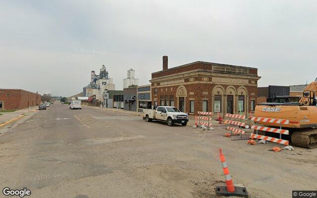 Street-level view of Downtown Sioux Center