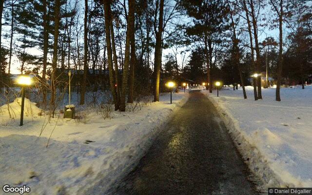 Street-level view of The Pines Golf Course at Grand View Lodge