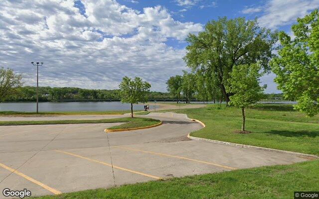 Street-level view of Gray's Lake Park — Overlook Terrace