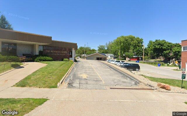 Street-level view of West Branch Town Hall