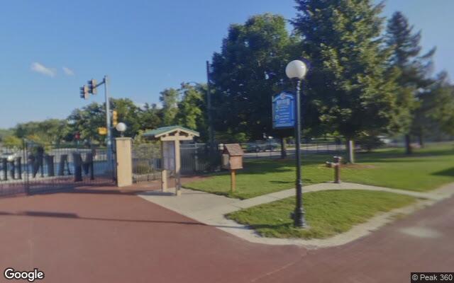 Street-level view of Main Beach Pavilion