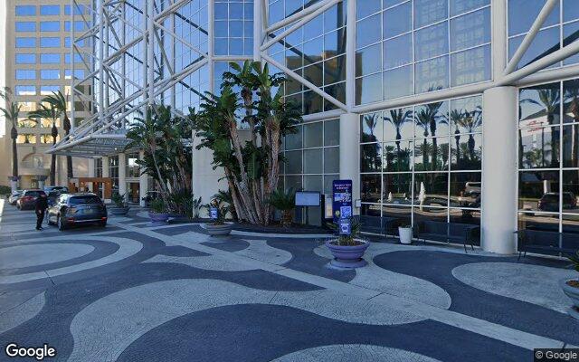 Street-level view of Hyatt Regency Orange County