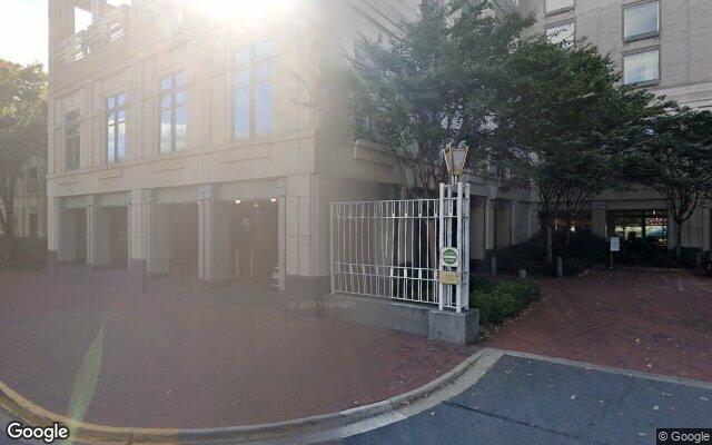 Street-level view of Hyatt Regency Reston