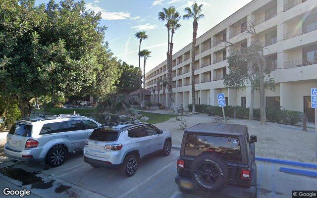 Street-level view of DoubleTree by Hilton Hotel Golf Resort Palm Springs