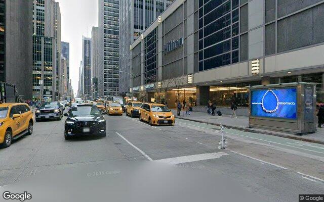 Street-level view of New York Hilton Midtown