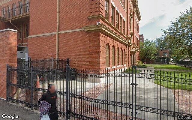 Street-level view of EVANS SCHOOL - STE 110