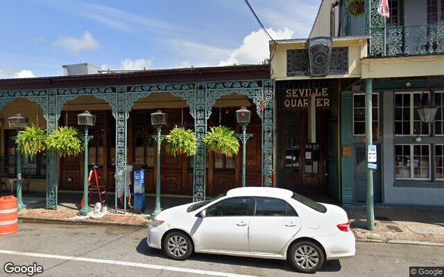 Street-level view of Phineas Phogg’s at Seville Quarter