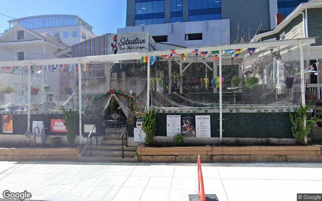 Street-level view of Sebastian Pintxos Bar