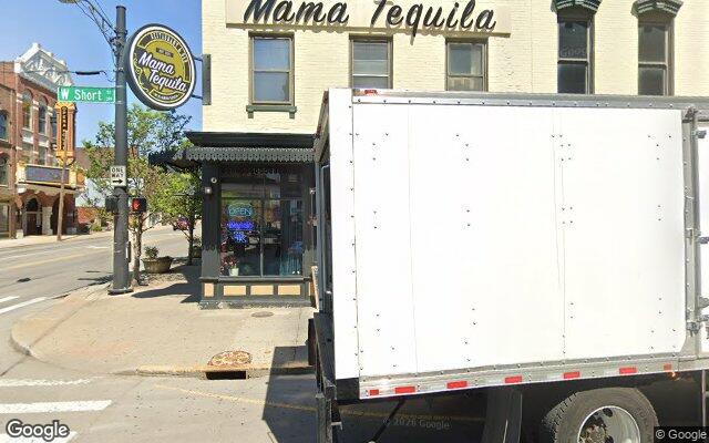 Street-level view of Mama Tequila