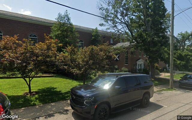 Street-level view of St. Andrew's Episcopal Church
