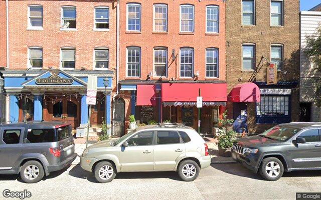 Street-level view of Olio Italian Kitchen