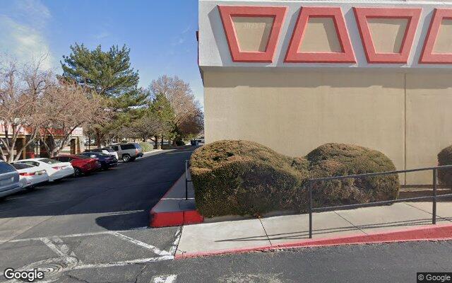 Street-level view of Albuquerque Marriott Pyramid North