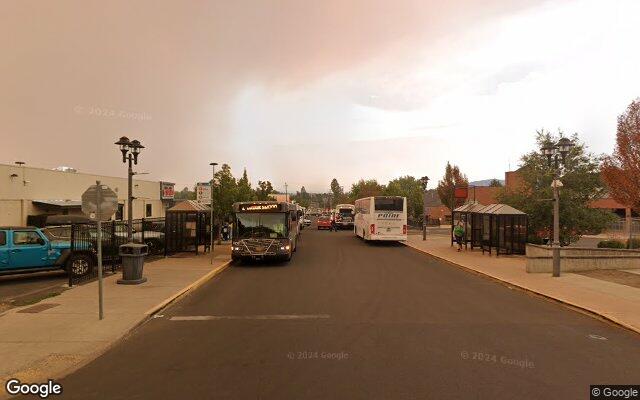 Street-level view of Bend
