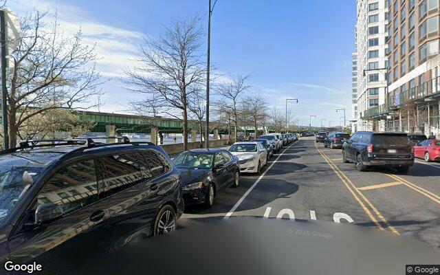 Street-level view of Riverside Park South - Pier 1