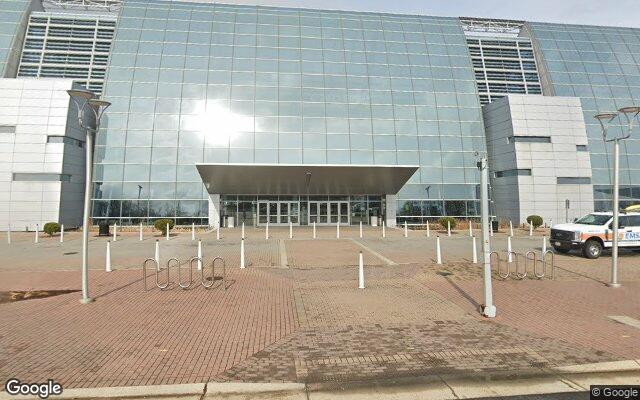 Street-level view of Virginia Beach Convention Center