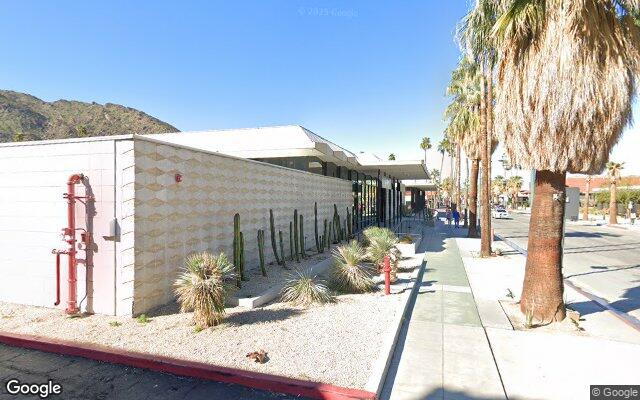 Street-level view of Reforma Palm Springs