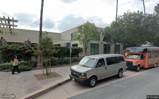 Street-level view of Downtown Anaheim Community Center