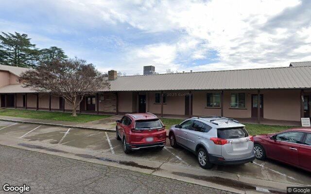 Street-level view of First Christian Church of Chico