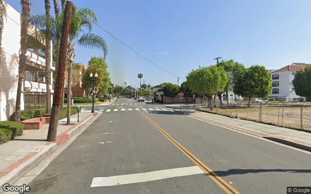 Street-level view of French St (Santa Ana Arts District)