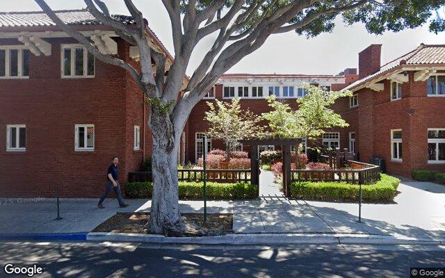 Street-level view of Carrillo Recreation Center Ballroom