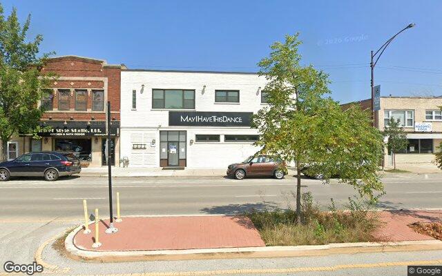 Street-level view of May I Have This Dance Studio