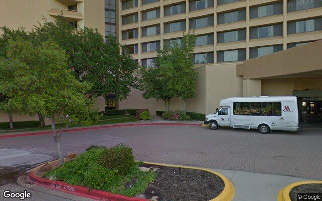 Street-level view of Dallas/Fort Worth Airport Marriott