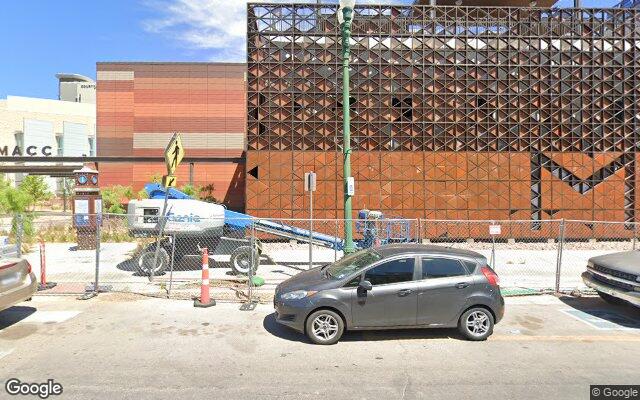 Street-level view of Mexican American Cultural Center (MACC)
