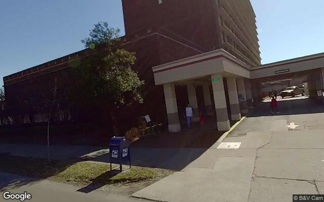 Street-level view of Hotel Louisville