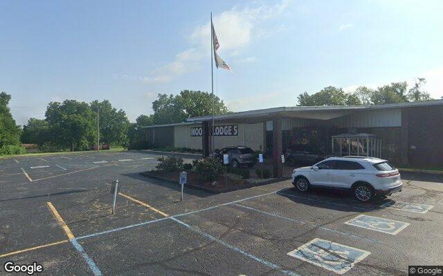 Street-level view of Moose Lodge #5