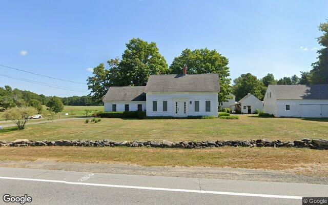 Street-level view of Hackmatack Farm Barn