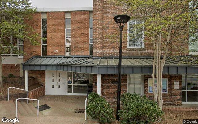 Street-level view of Carrboro Century Center