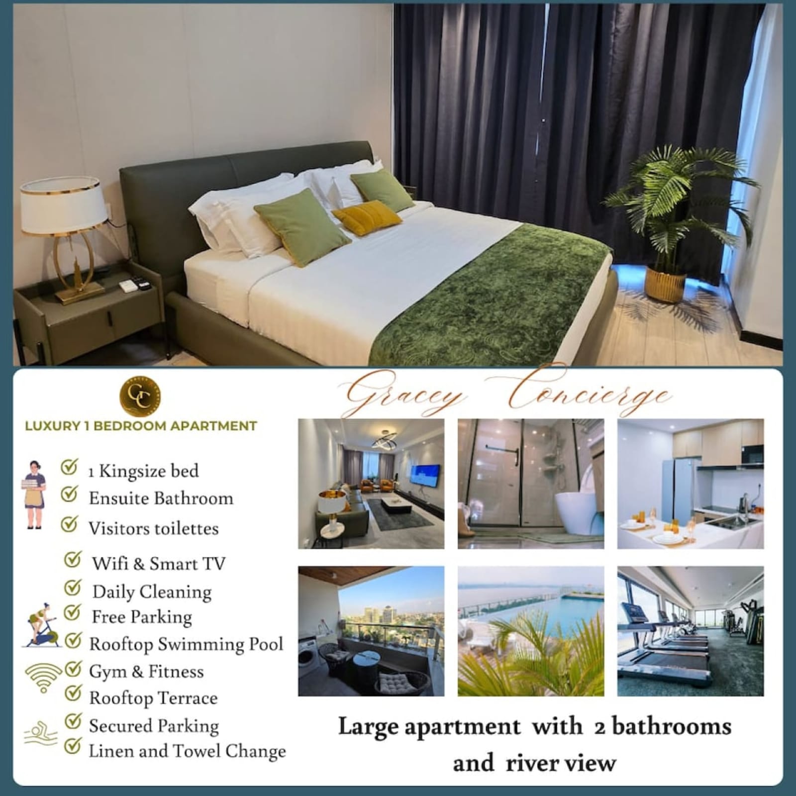 Gombe Pullman — Suite rooftop avec piscine — photo 10