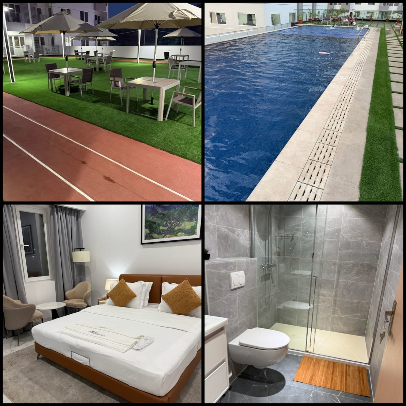 Gombe — studio avec balcon, piscine et salle de sport — photo 22