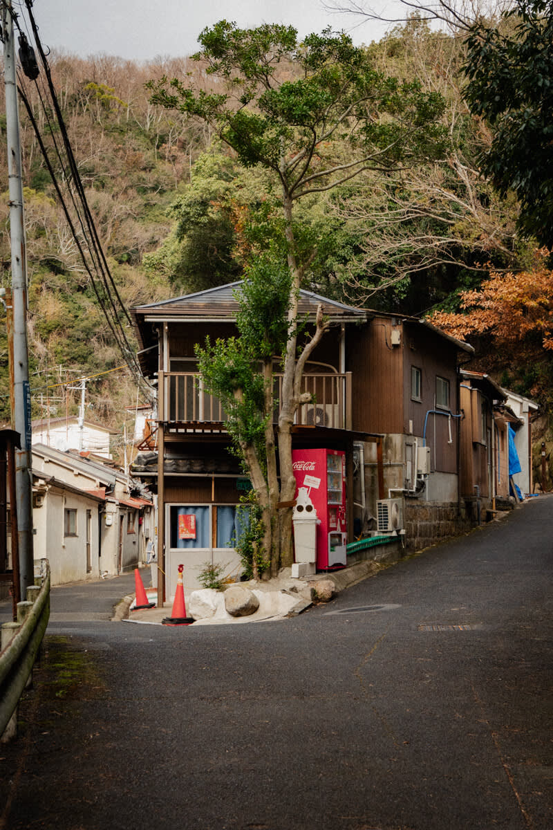 Nostalgic residential scenery in northern Hyogo Ward