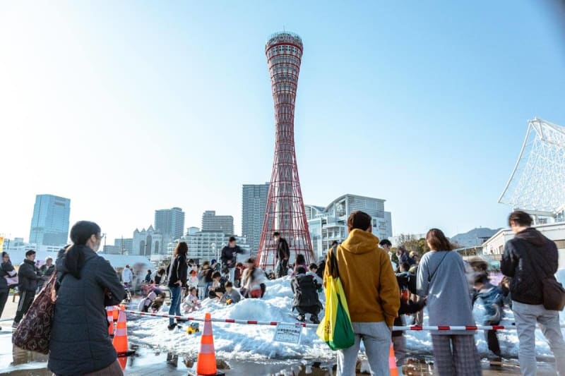 神戸・海辺で雪遊び！「メリケン雪まつり」2026年2月21日〜23日開催【神戸・メリケンパーク】