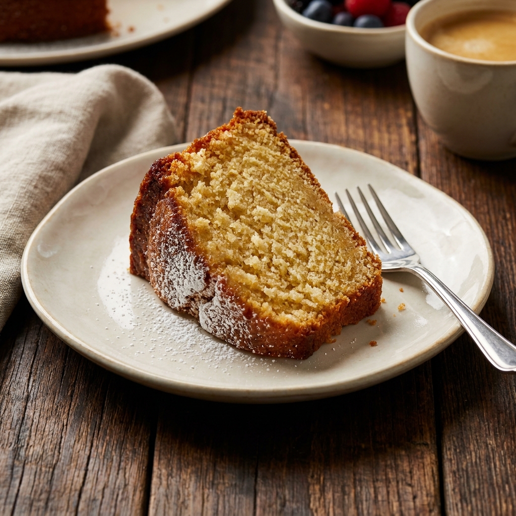 Rich Brown Butter French Butter Cake