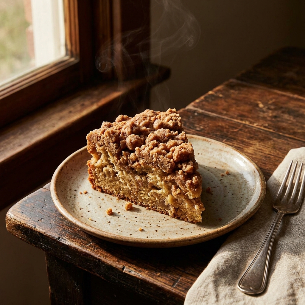 Ultimate Apple Crisp Coffee Cake with Brown Butter Streusel