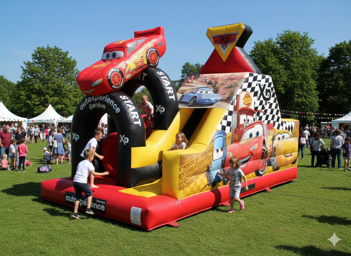 Parcours toboggan Cars x AutoXperience