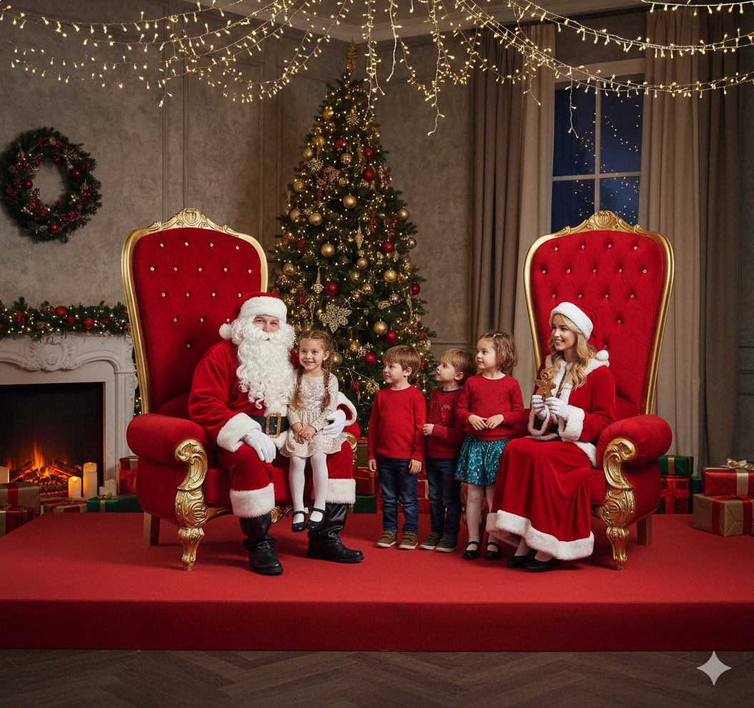 Trône du Père Noel / Chaise Fauteuil – luxe