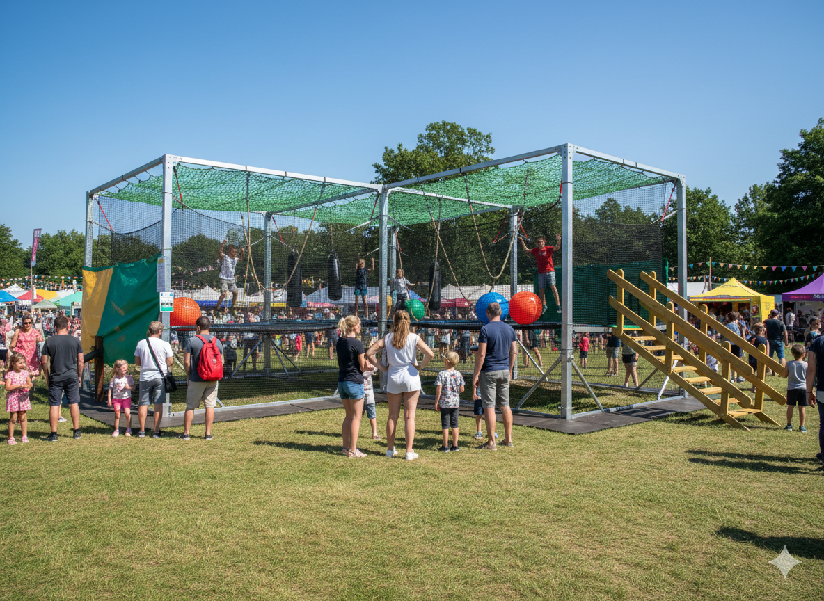 Trampolines Géants