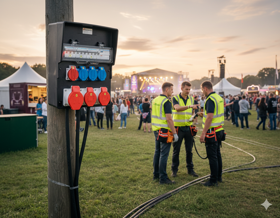 Alimentation 16A/32A/63A et câblage