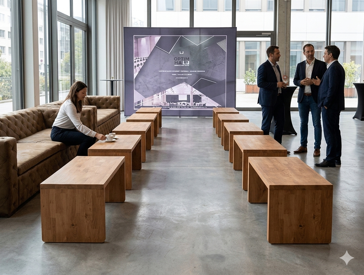 Table basse en bois massif
