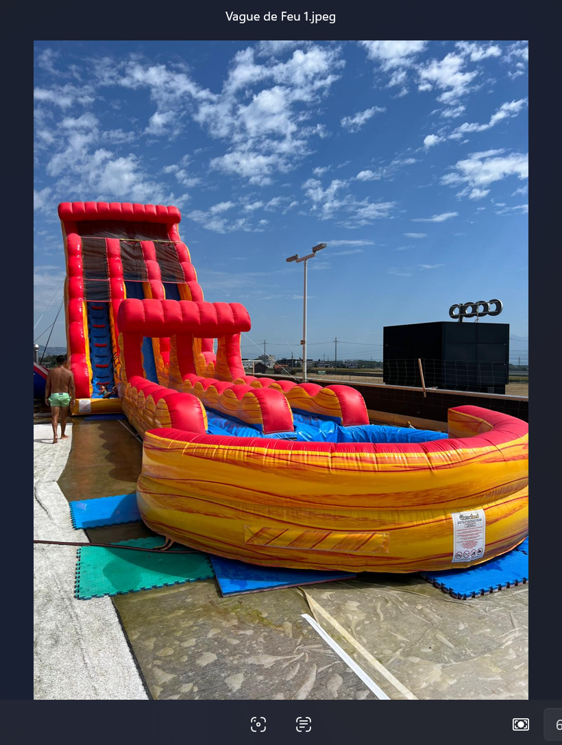 Toboggan Vague de feu